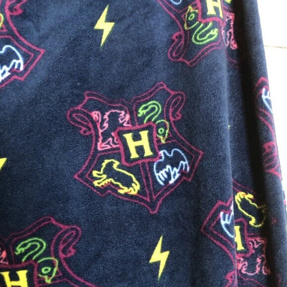 Wizarding World Of Harry Potter Hogwarts Crest Pajama Pants Sleepwear Size Sz M - Picture 4 of 6